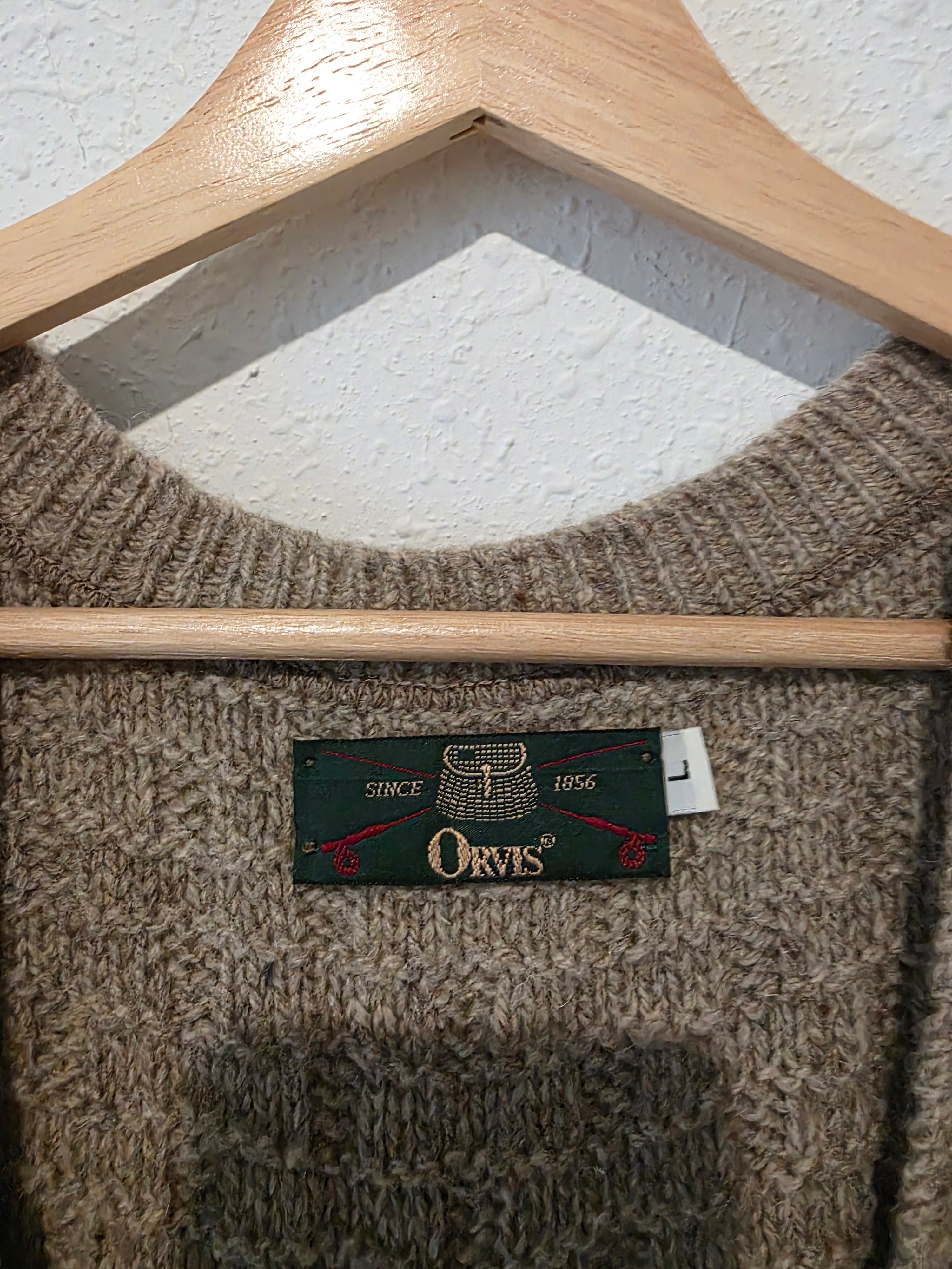 Vintage Orvis Wool Sweater Vest (L)