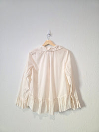 NEW Urban Outfitters Tie Front Cotton Blouse (M)