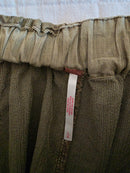 Free People Olive Corduroy Barrel Pants (L)