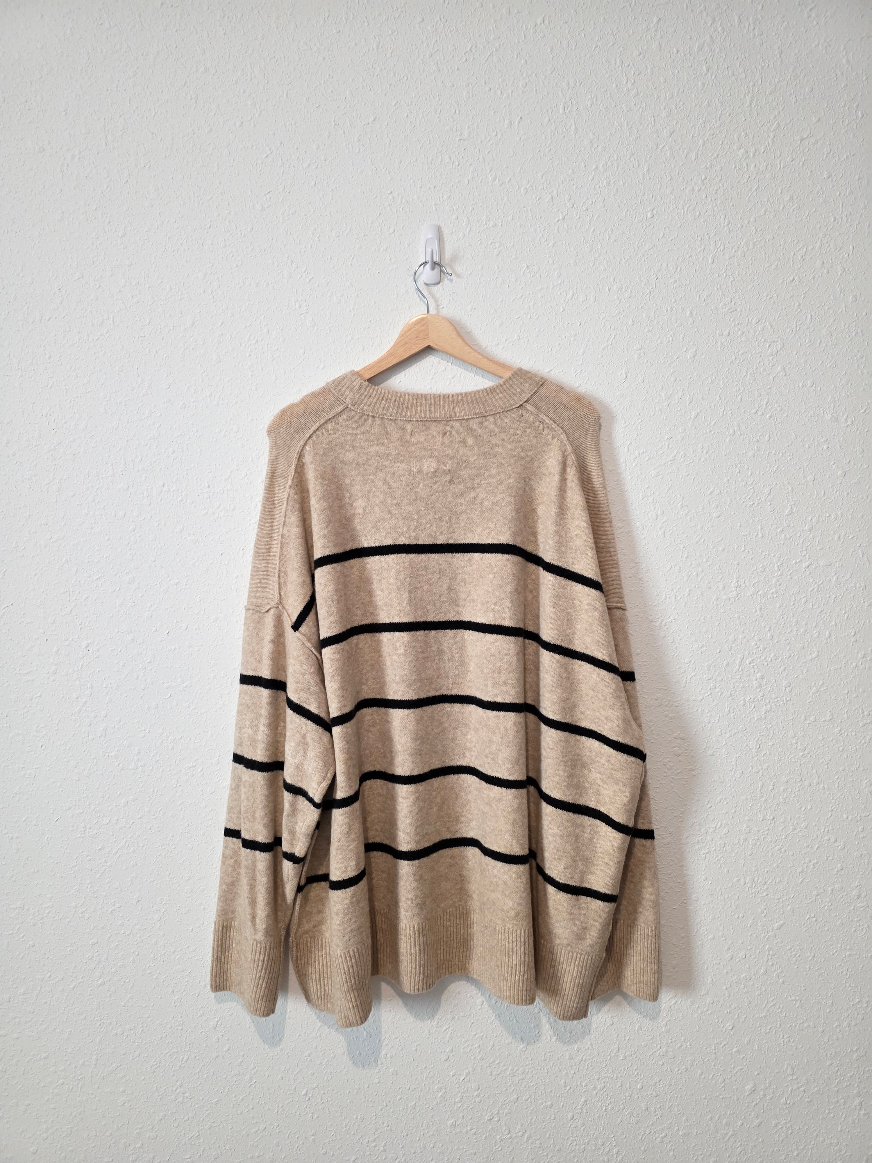 Aerie Oversized Striped Sweater (XXL)