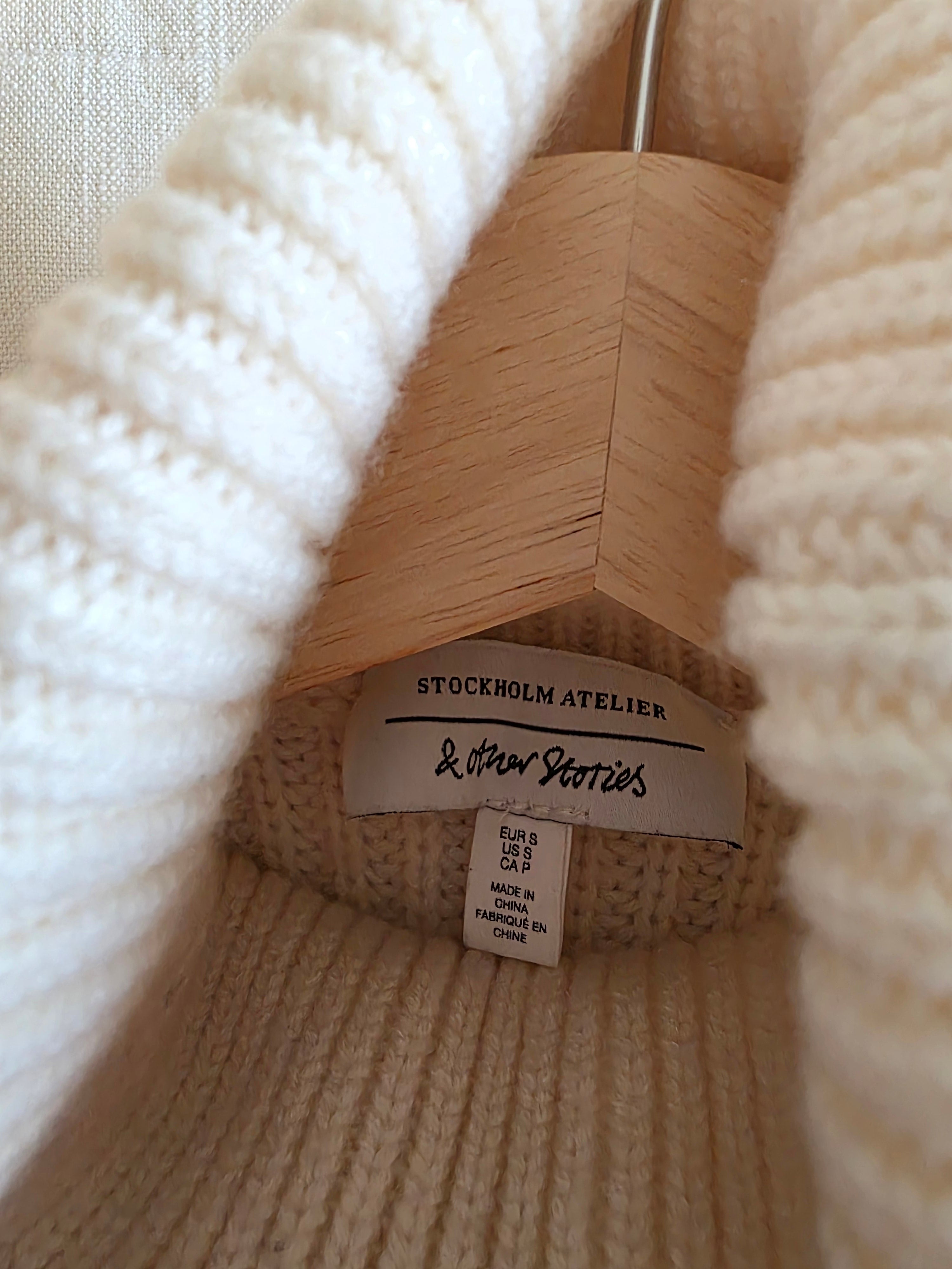 & Other Stories Chunky Wool Sweater (S)