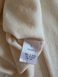 Wishlist Cream Mockneck Sweater (L)