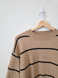 La Miel Striped Crewneck Sweater (M)