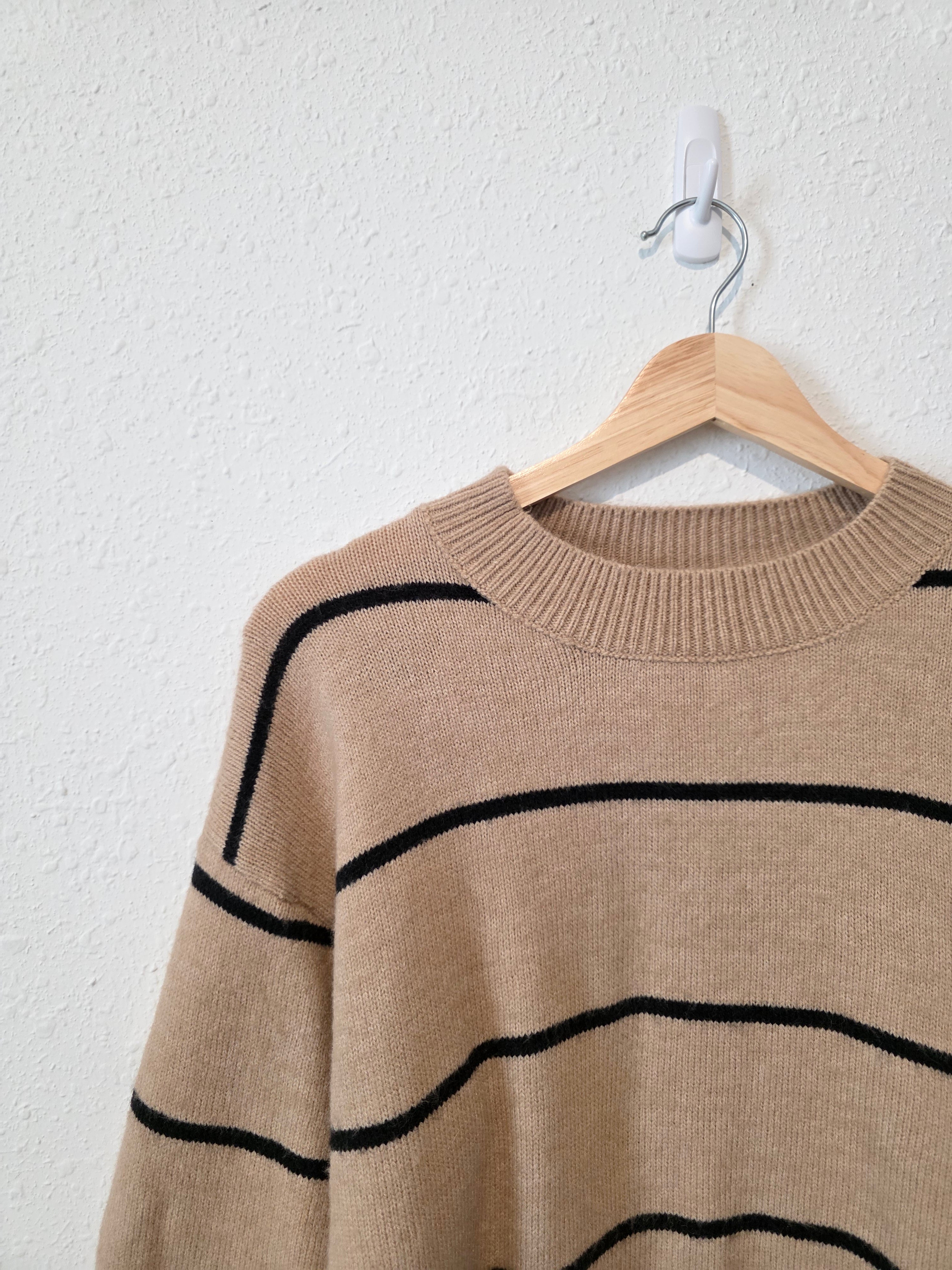 La Miel Striped Crewneck Sweater (M)