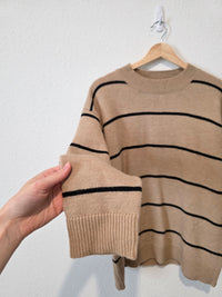 La Miel Striped Crewneck Sweater (M)