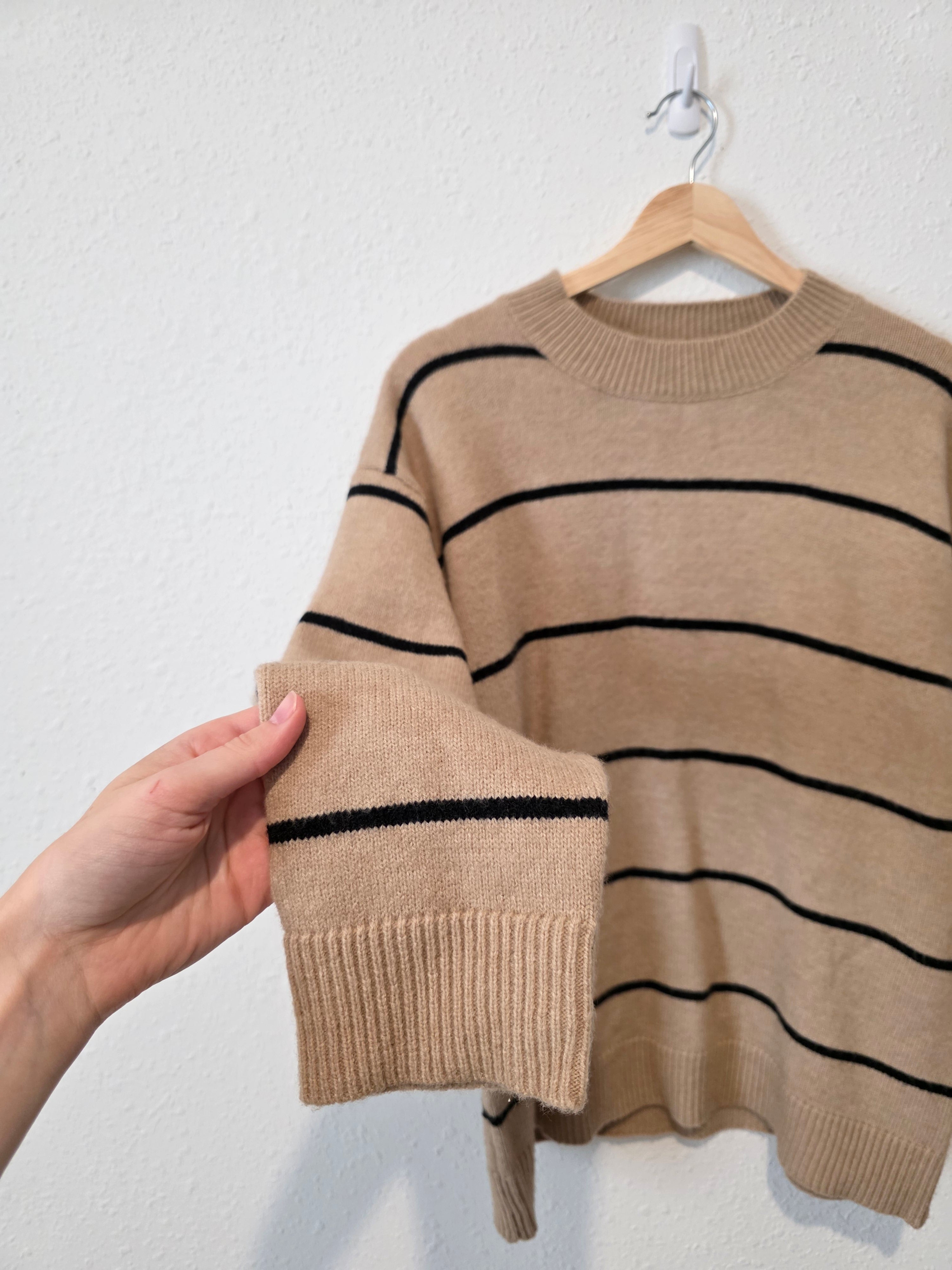 La Miel Striped Crewneck Sweater (M)