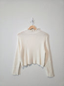 Petal & Pup Ribbed Mockneck Sweater (M)