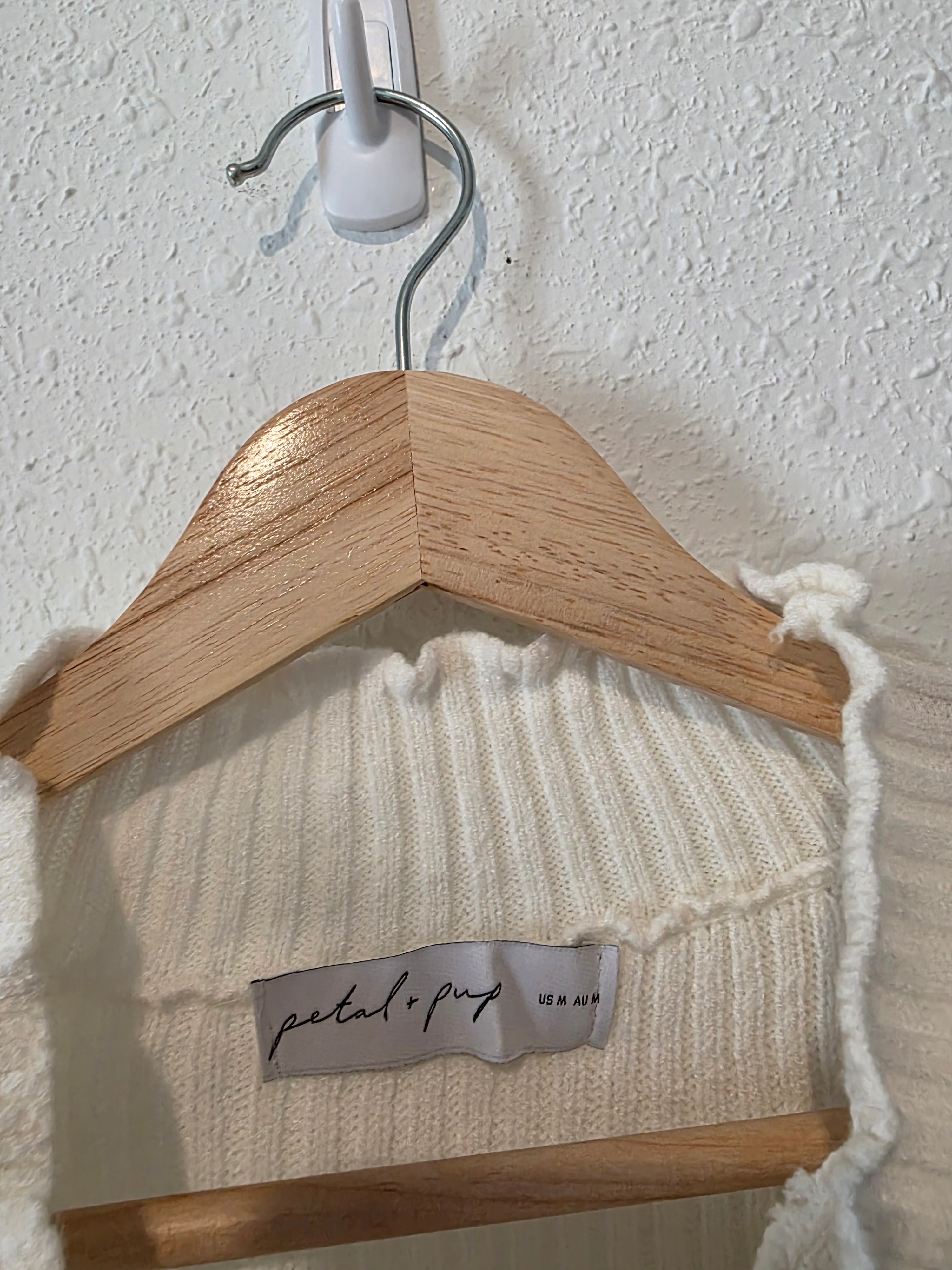 Petal & Pup Ribbed Mockneck Sweater (M)