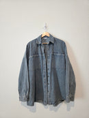 Oversized Denim Shirt Jacket (3X)