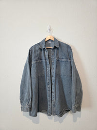 Oversized Denim Shirt Jacket (3X)