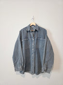 Oversized Denim Shirt Jacket (3X)