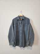 Oversized Denim Shirt Jacket (3X)