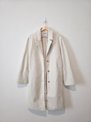 NEW Button Front Collared Peacoat (XL)