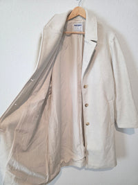 NEW Button Front Collared Peacoat (XL)