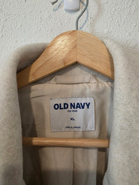 NEW Button Front Collared Peacoat (XL)