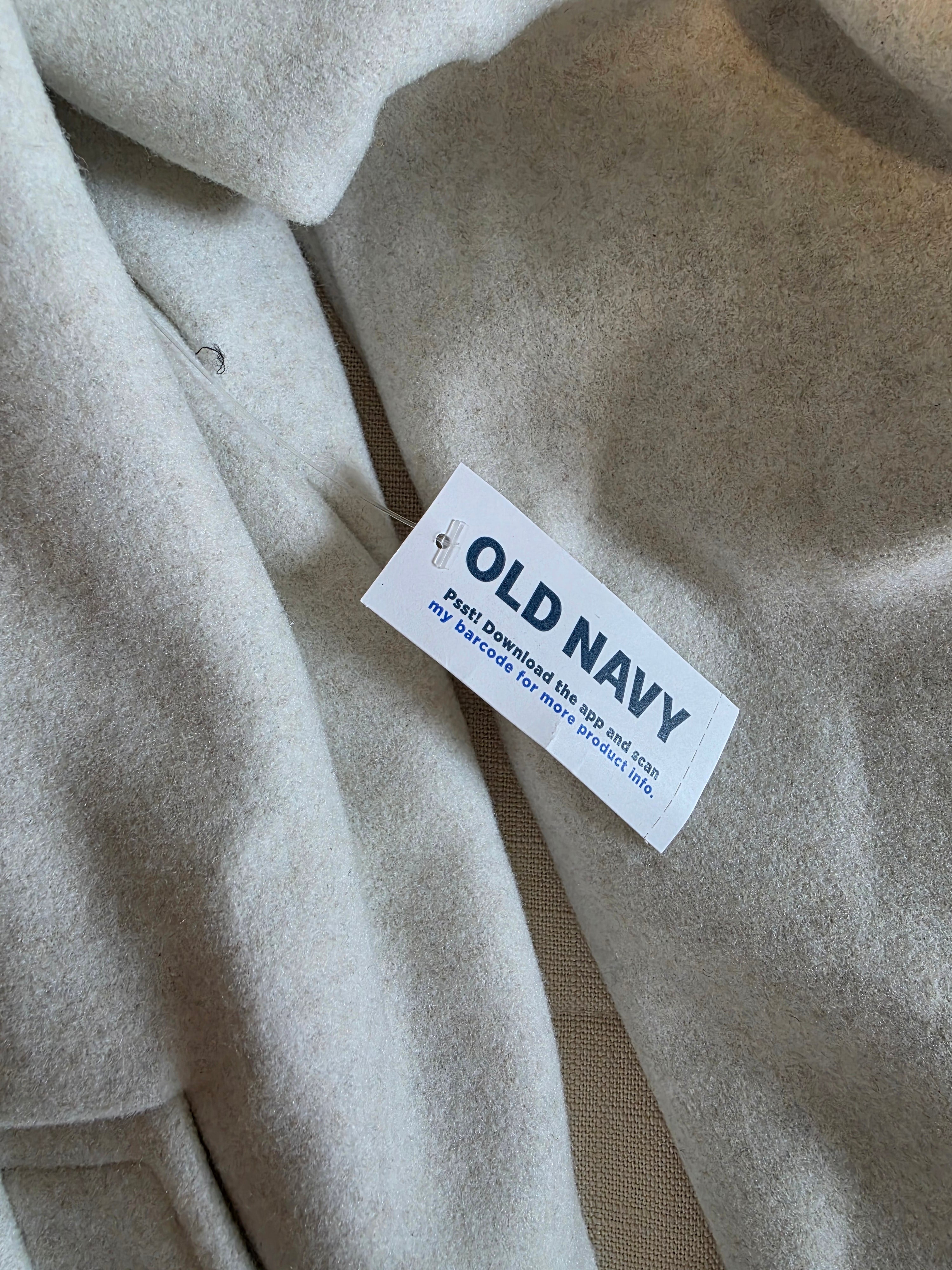 NEW Button Front Collared Peacoat (XL)