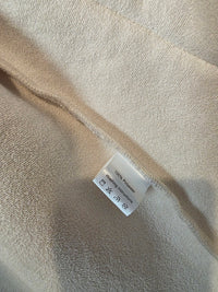 Long Cream Sherpa Jacket (L)