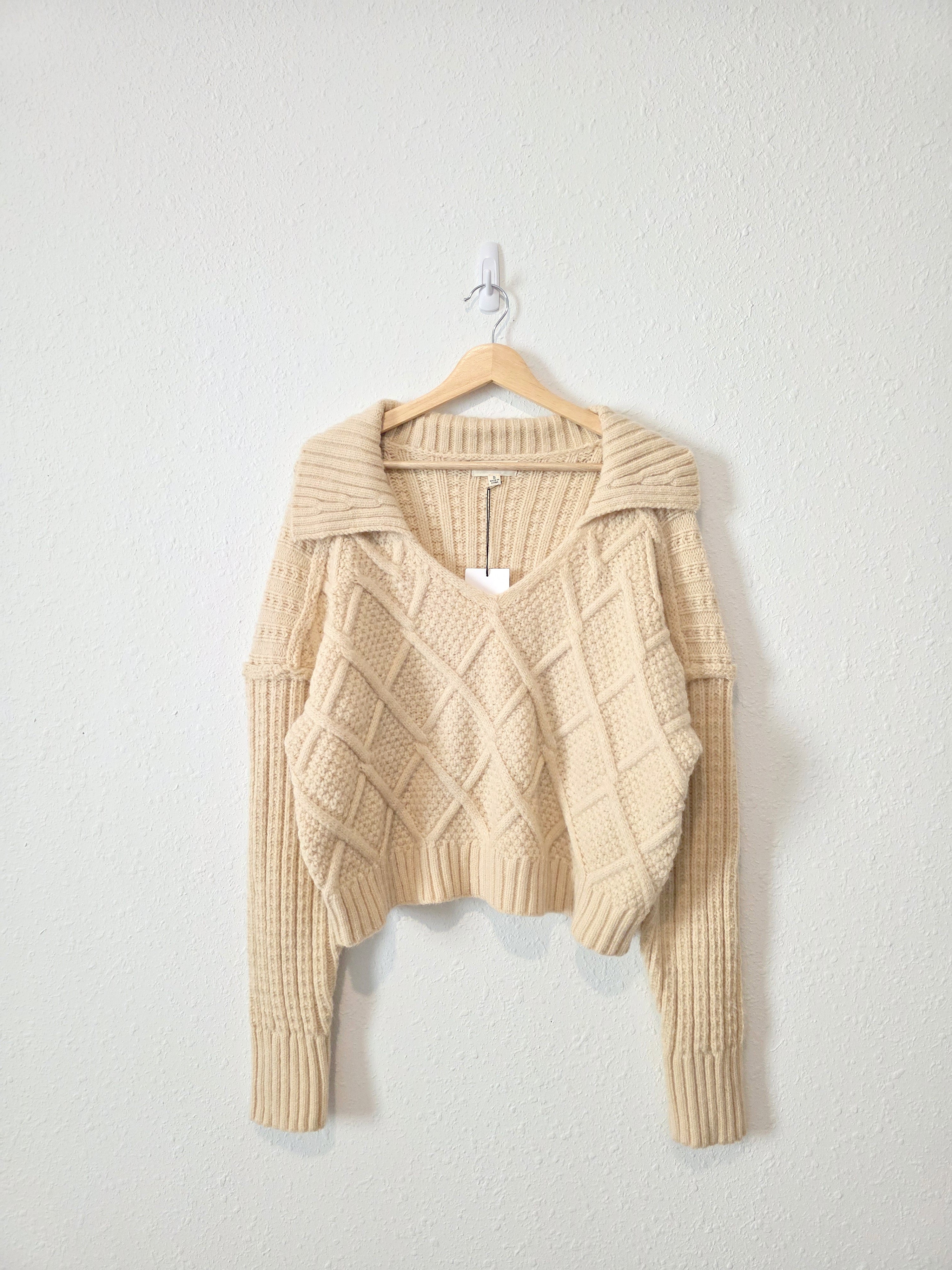 NEW Promesa Chunky Collared Sweater (S)