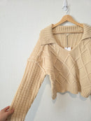 NEW Promesa Chunky Collared Sweater (S)