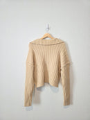 NEW Promesa Chunky Collared Sweater (S)