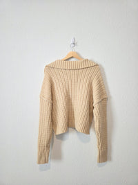 NEW Promesa Chunky Collared Sweater (S)