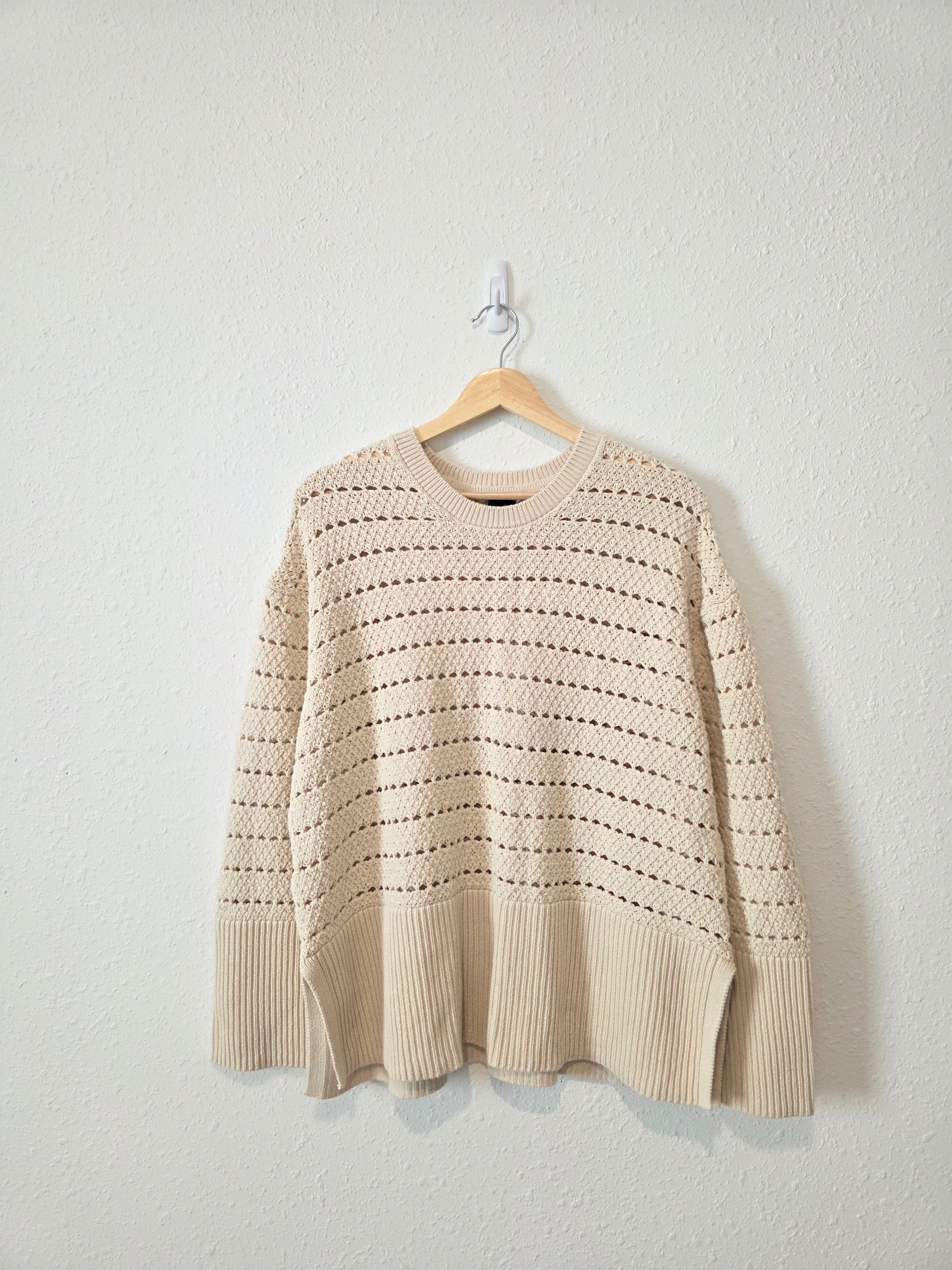 Gap Crochet Cotton Sweater (M)