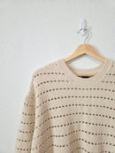 Gap Crochet Cotton Sweater (M)