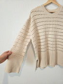 Gap Crochet Cotton Sweater (M)