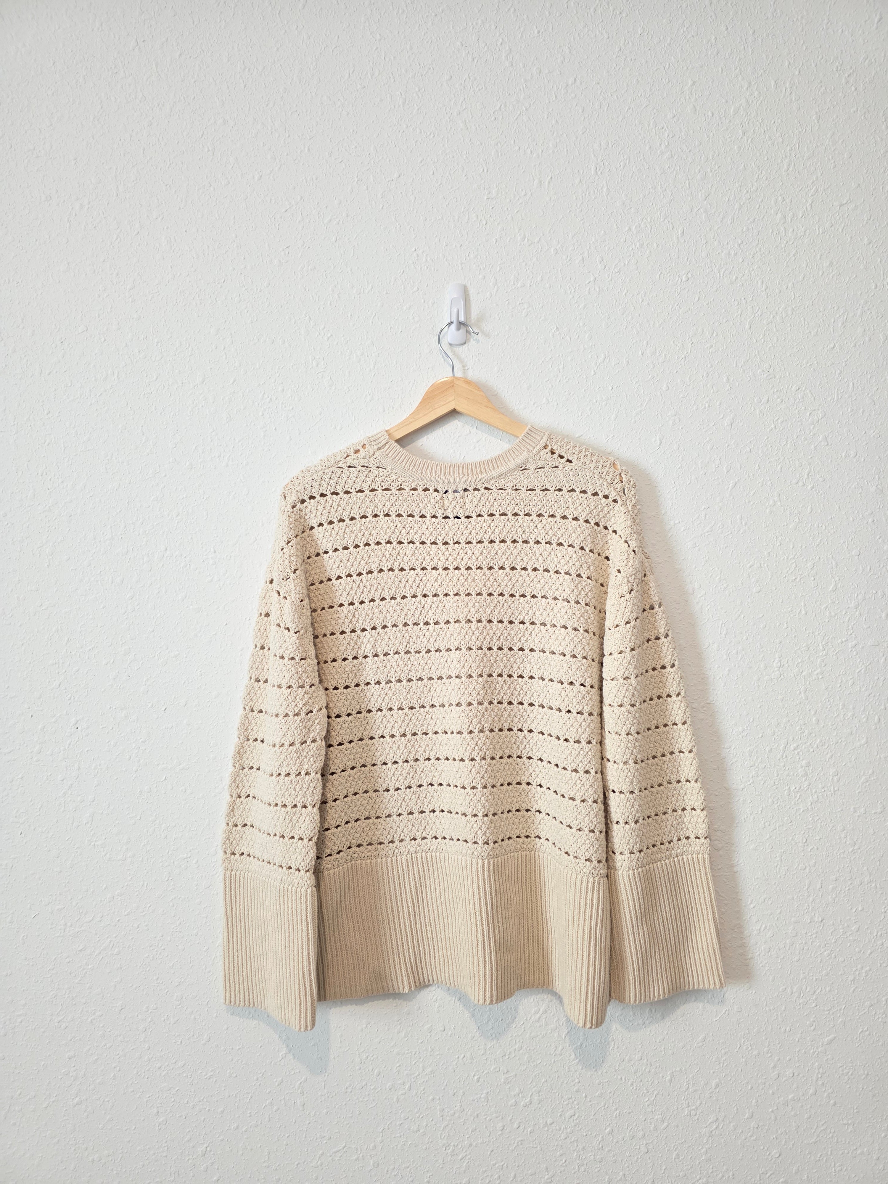 Gap Crochet Cotton Sweater (M)