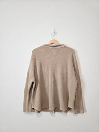 Bucketlist Neutral Waffle Shirt Jacket (M)