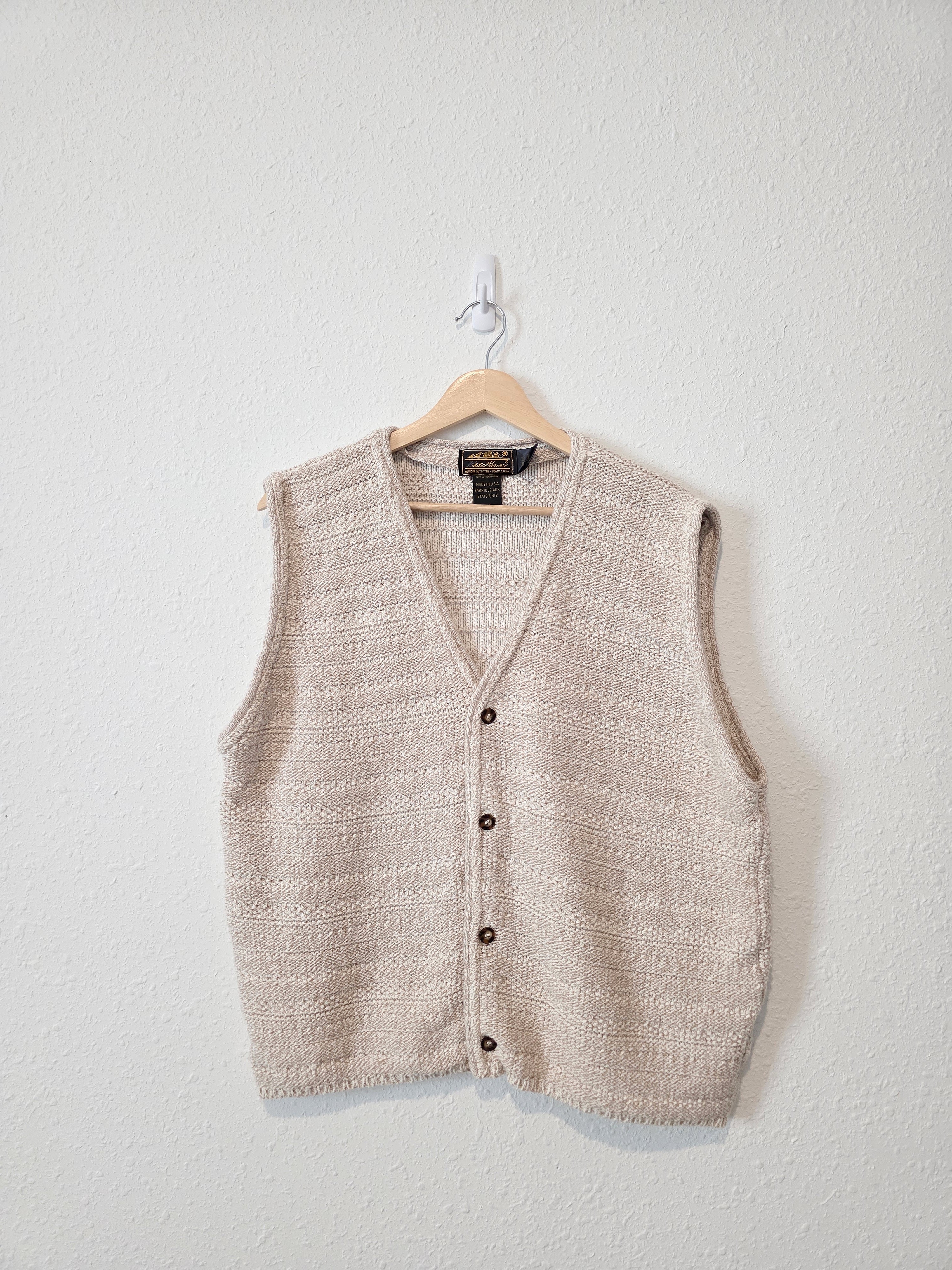 Vintage Eddie Bauer Sweater Vest (L)