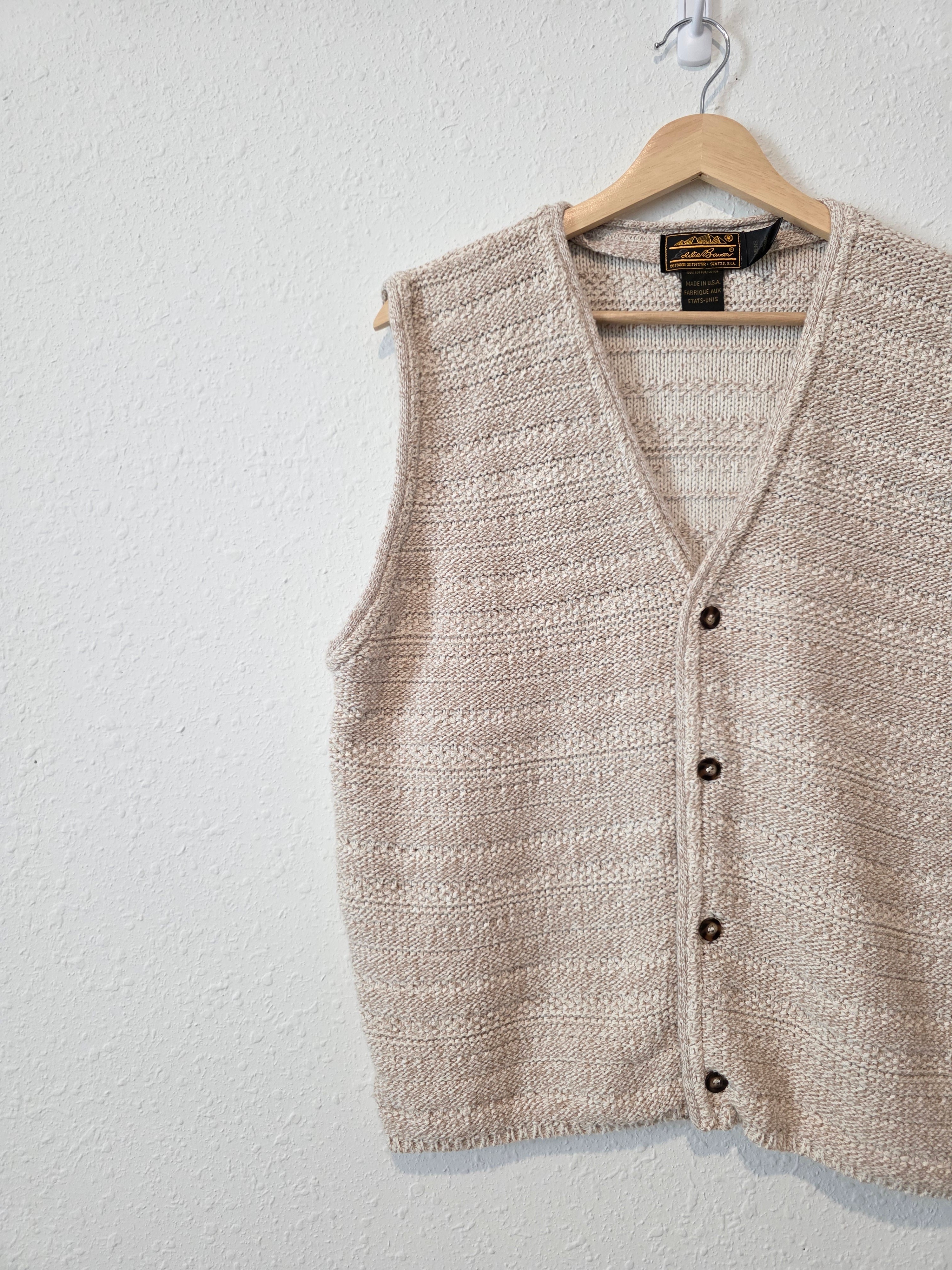 Vintage Eddie Bauer Sweater Vest (L)