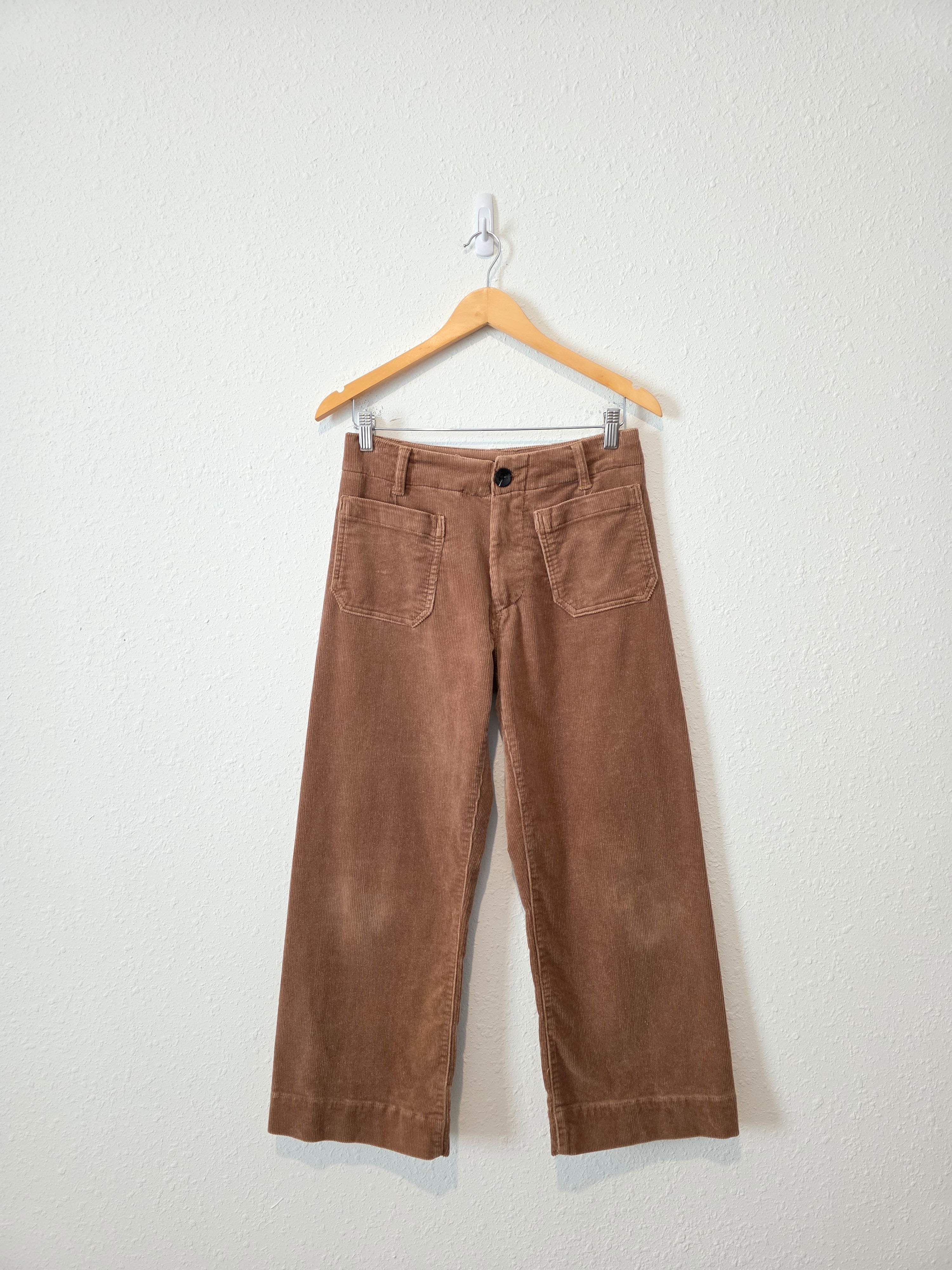 Quince Wide Leg Corduroy Pants (0)