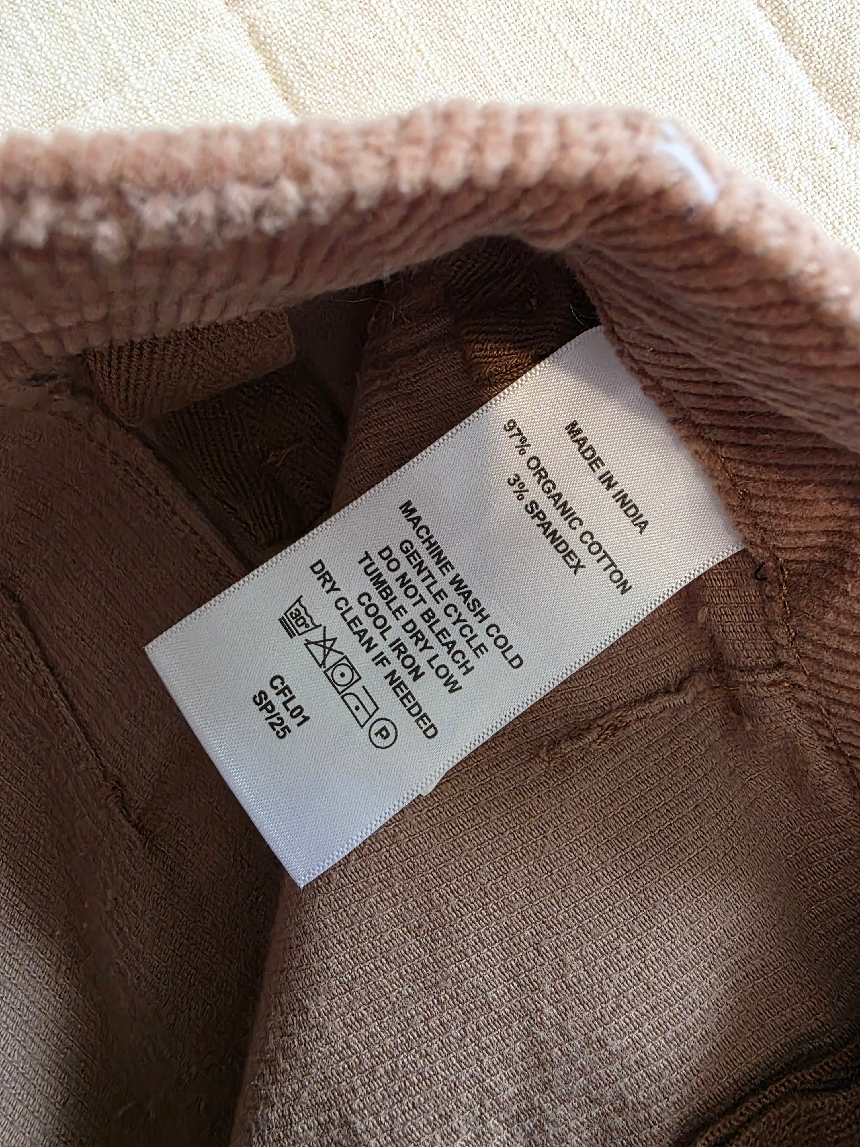 Quince Wide Leg Corduroy Pants (0)