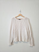 Banana Republic Cotton Cable Knit Sweater (M)