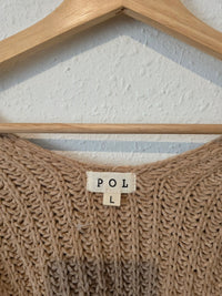 POL Oversized Chenille Cardigan (L)