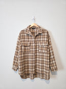 Papermoon Oversized Plaid Shirt Jacket (M)