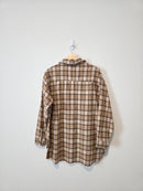 Papermoon Oversized Plaid Shirt Jacket (M)