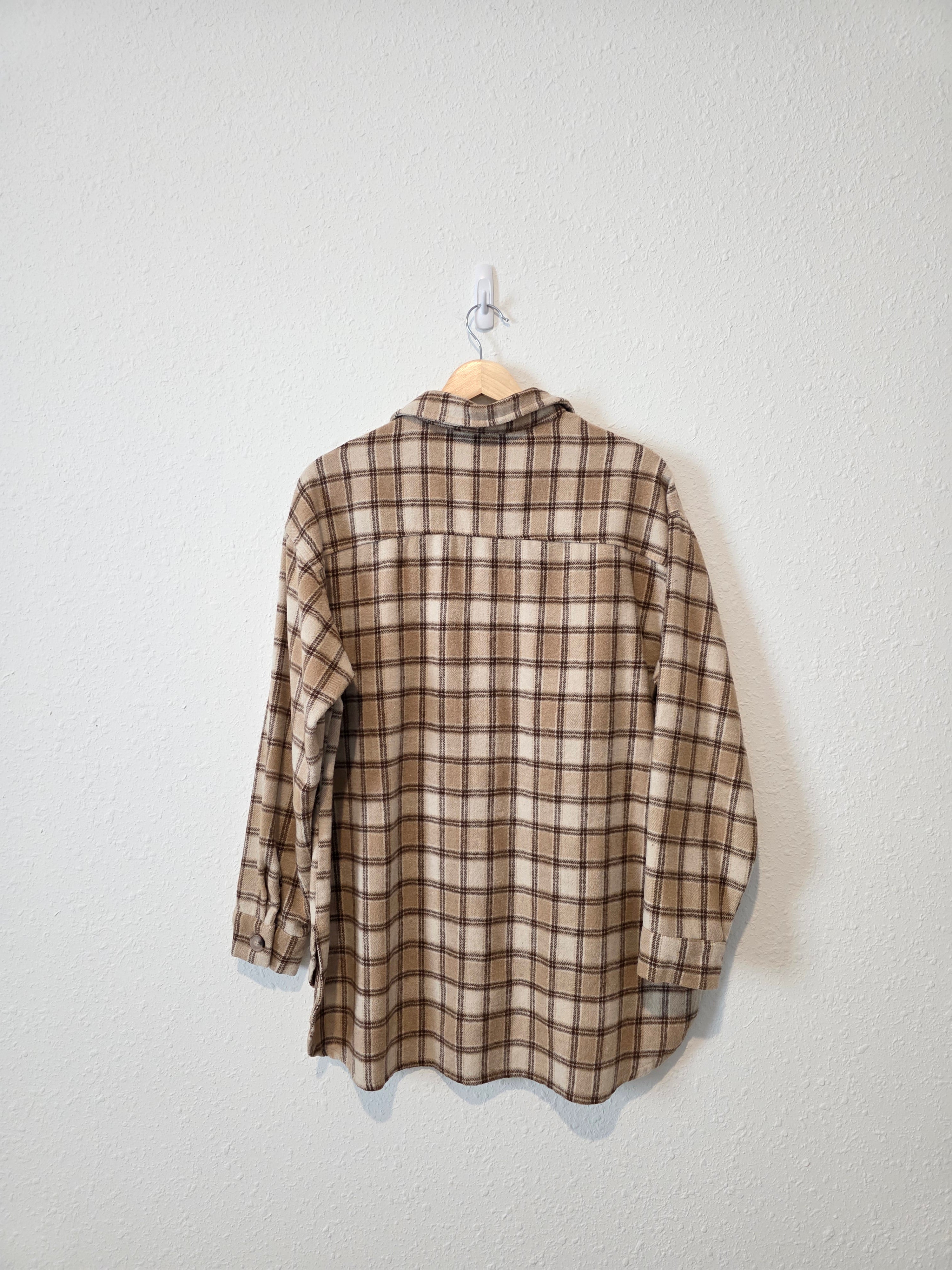 Papermoon Oversized Plaid Shirt Jacket (M)