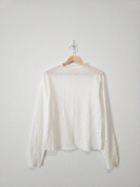 Arula Floral Lace Long Sleeve Top (XL)