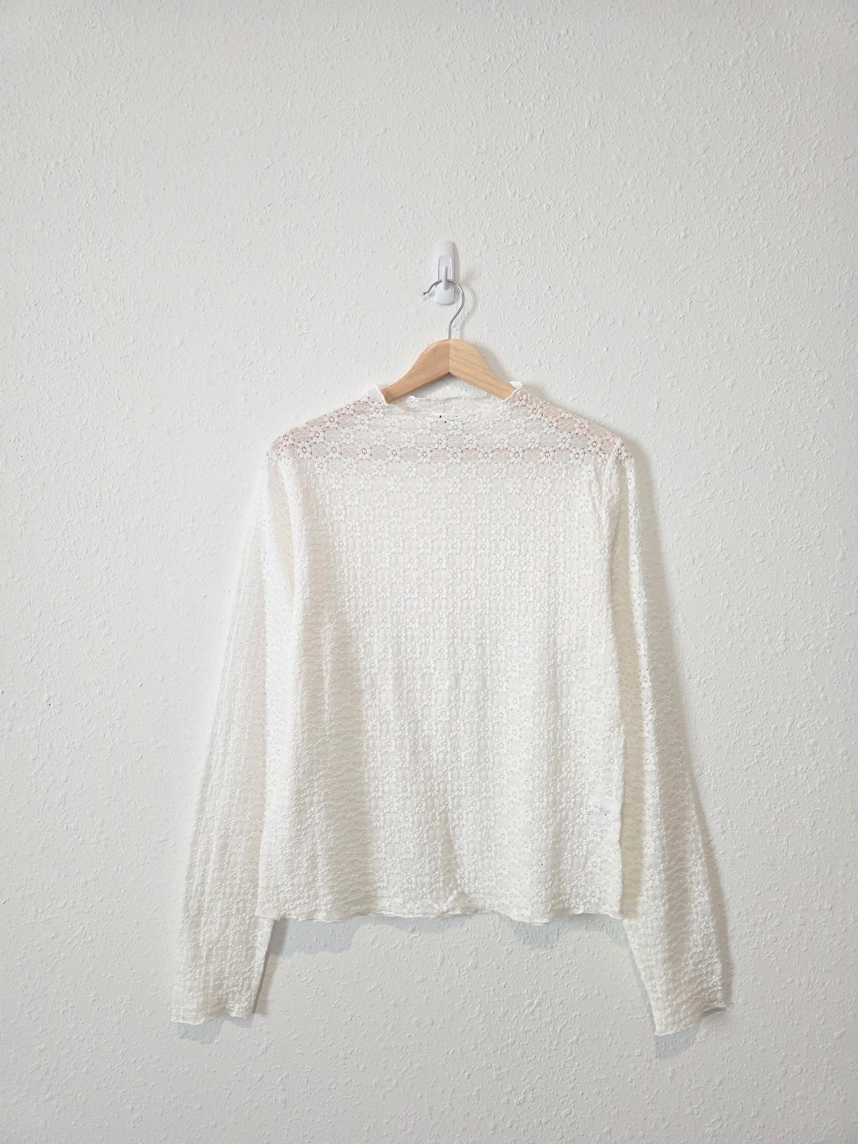 Arula Floral Lace Long Sleeve Top (XL)