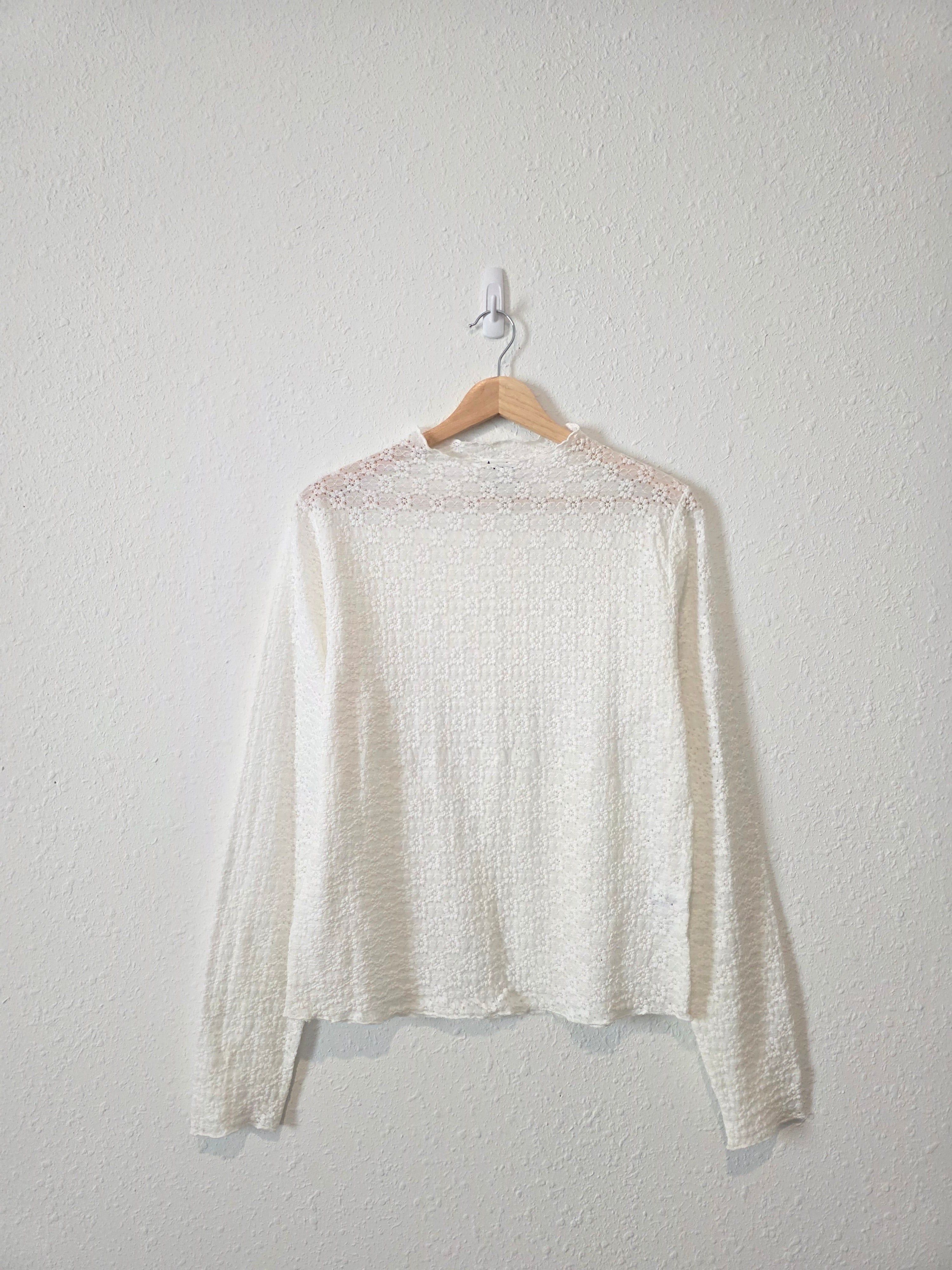 Arula Floral Lace Long Sleeve Top (XL)