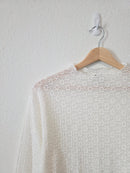 Arula Floral Lace Long Sleeve Top (XL)