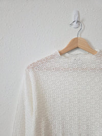 Arula Floral Lace Long Sleeve Top (XL)
