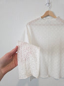 Arula Floral Lace Long Sleeve Top (XL)