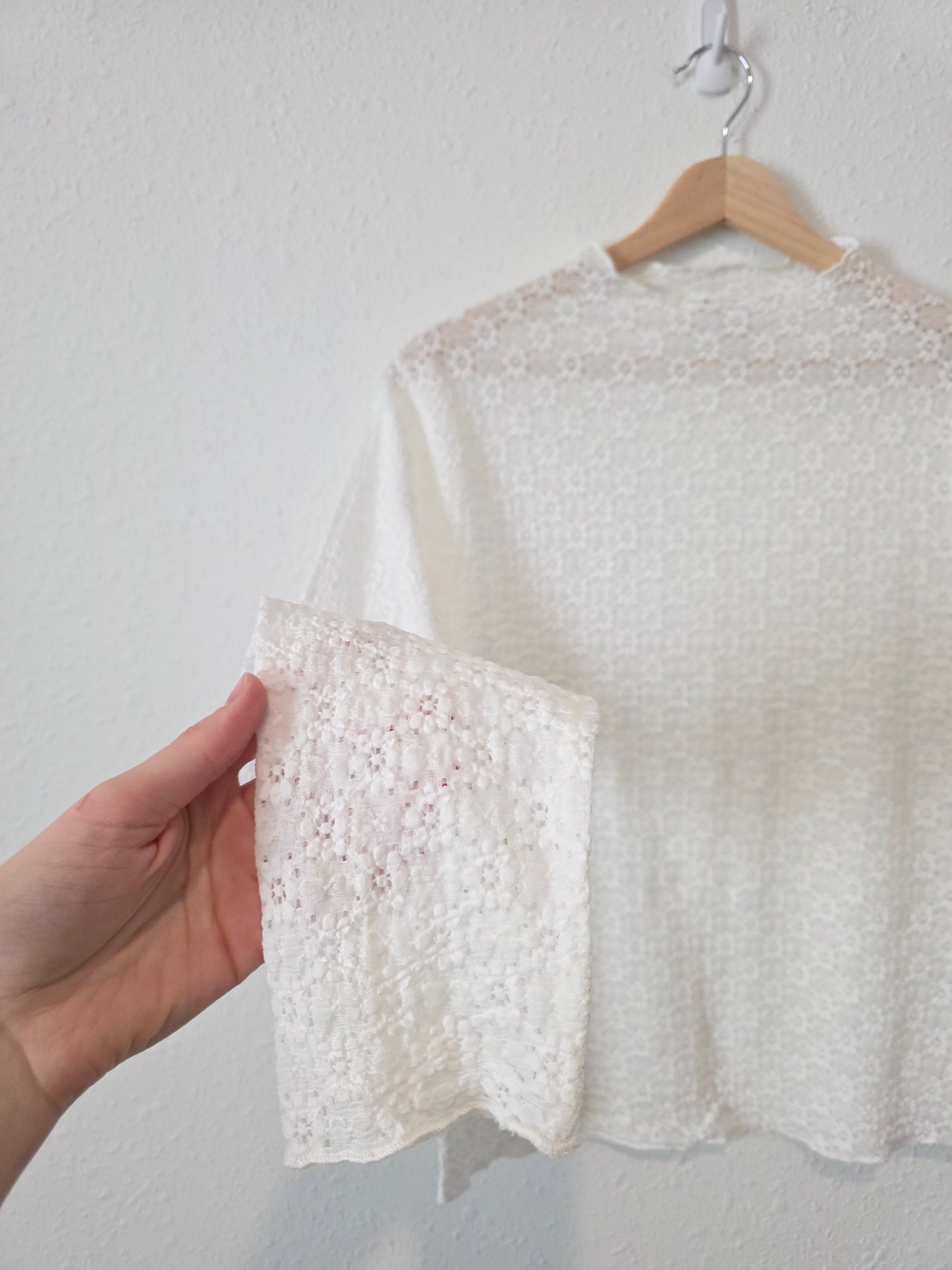 Arula Floral Lace Long Sleeve Top (XL)