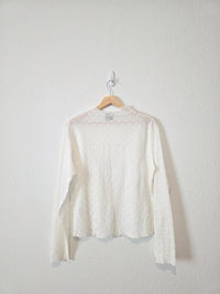 Arula Floral Lace Long Sleeve Top (XL)