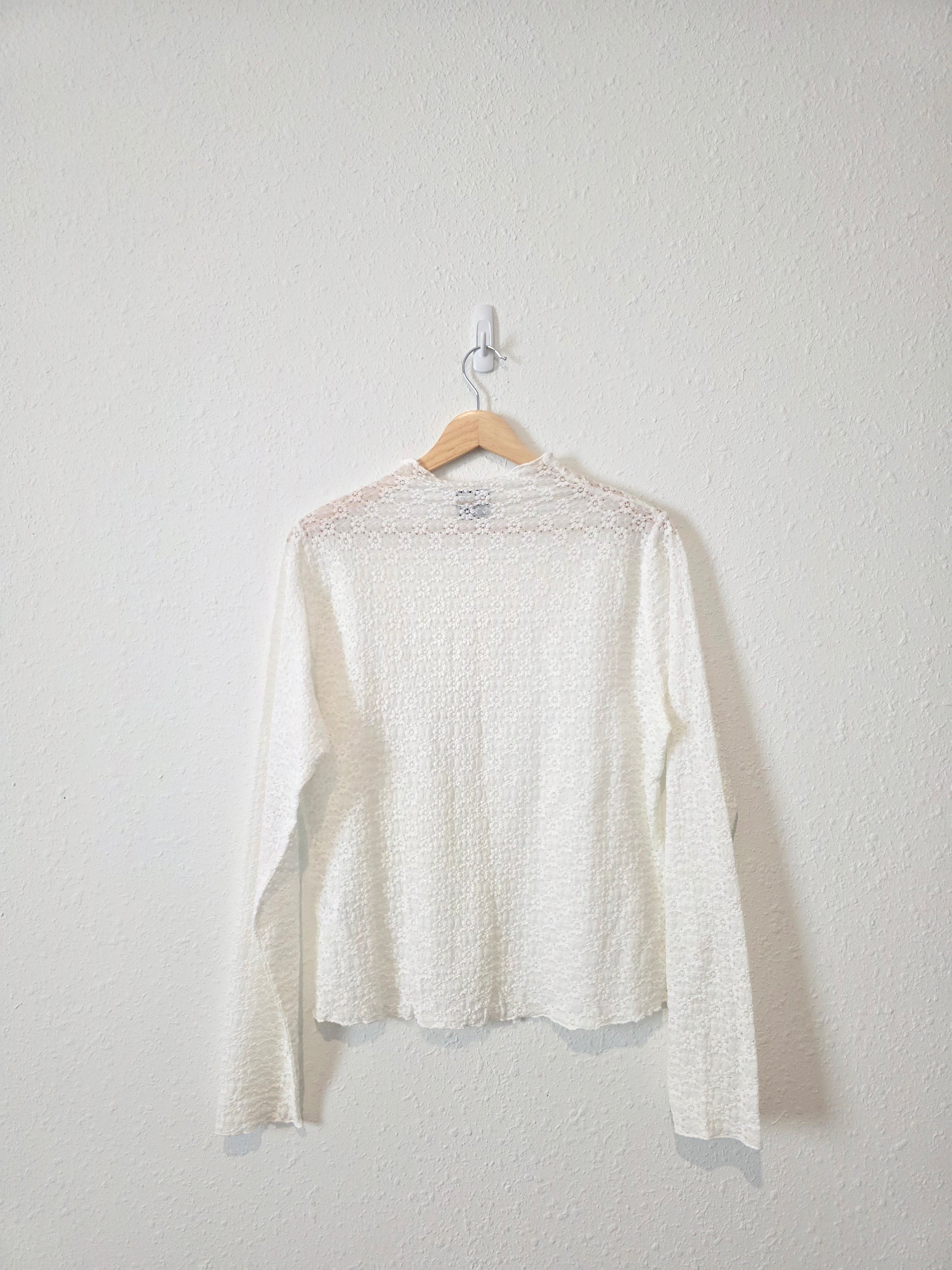 Arula Floral Lace Long Sleeve Top (XL)