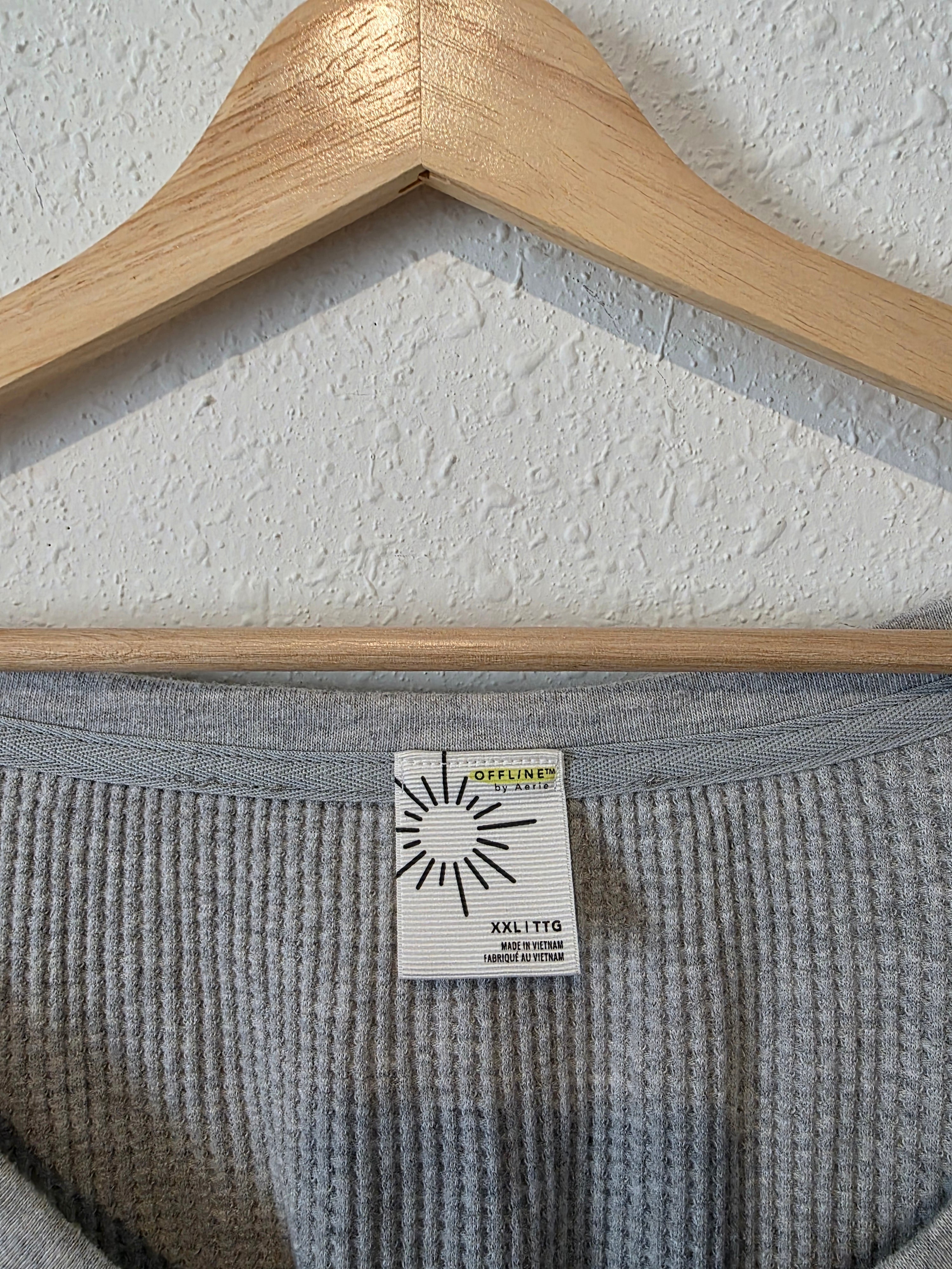 Aerie Oversized Waffle Tee (XXL)