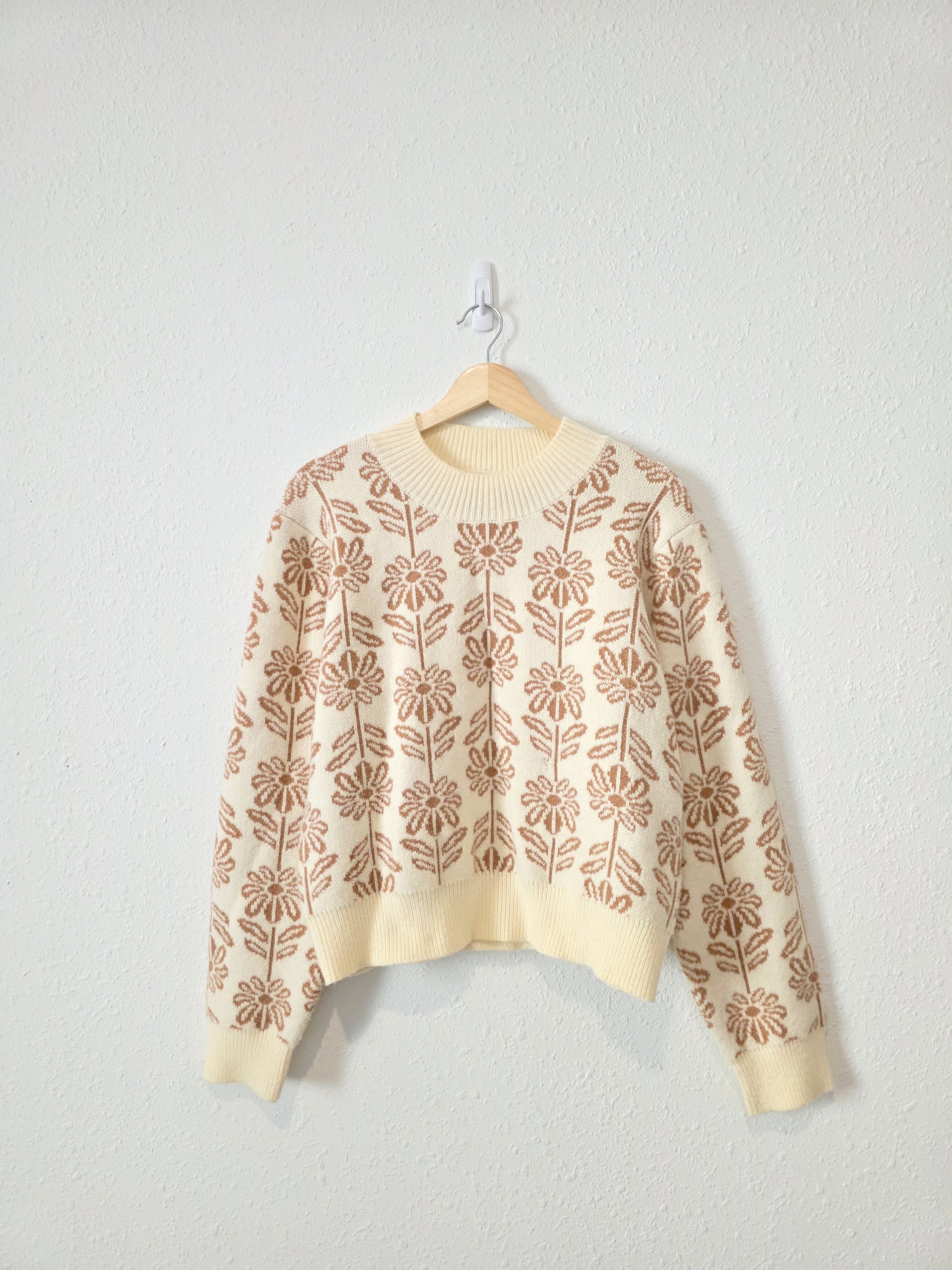 &Merci Floral Oversized Sweater (L)